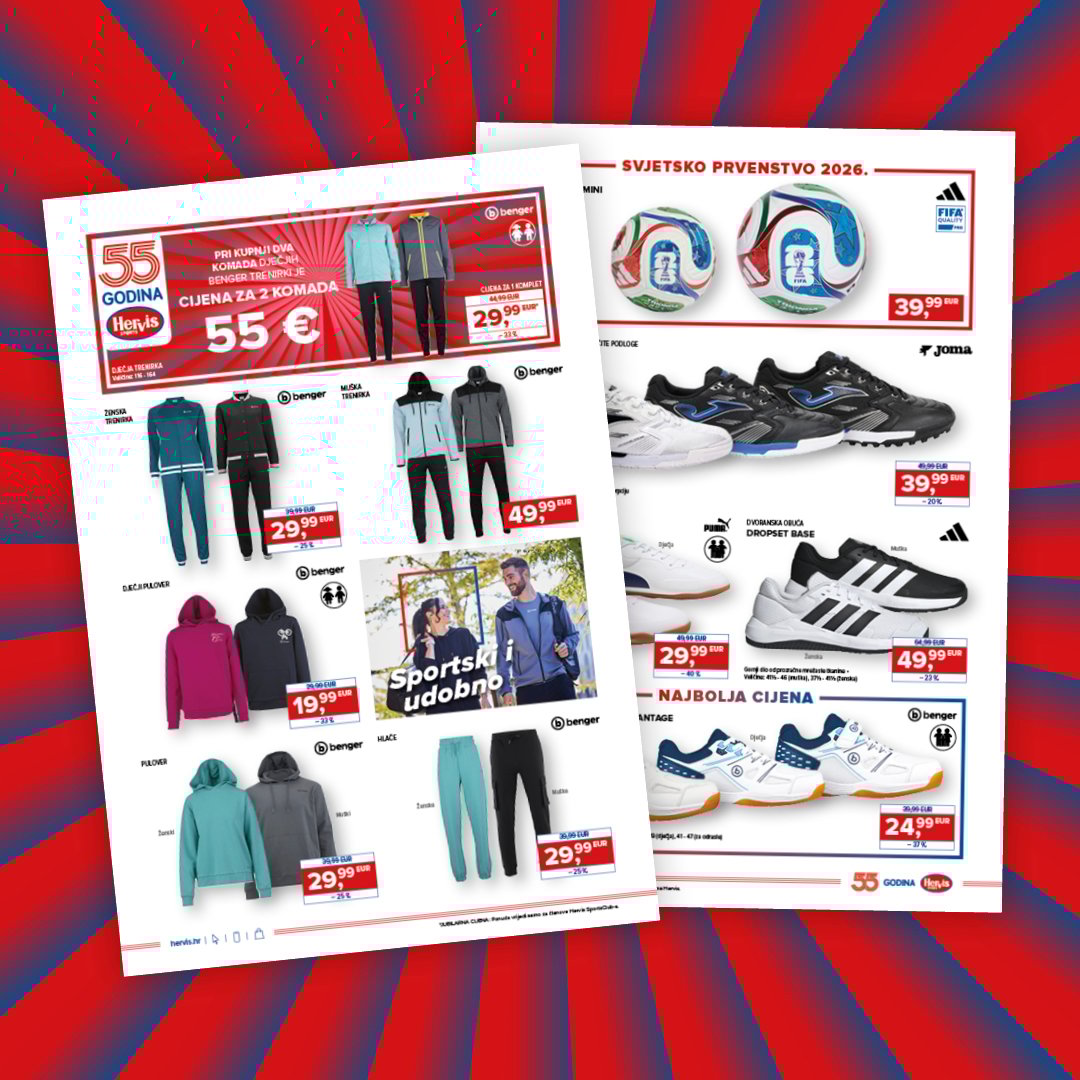 Ponuda snižene opreme za djecu u letku