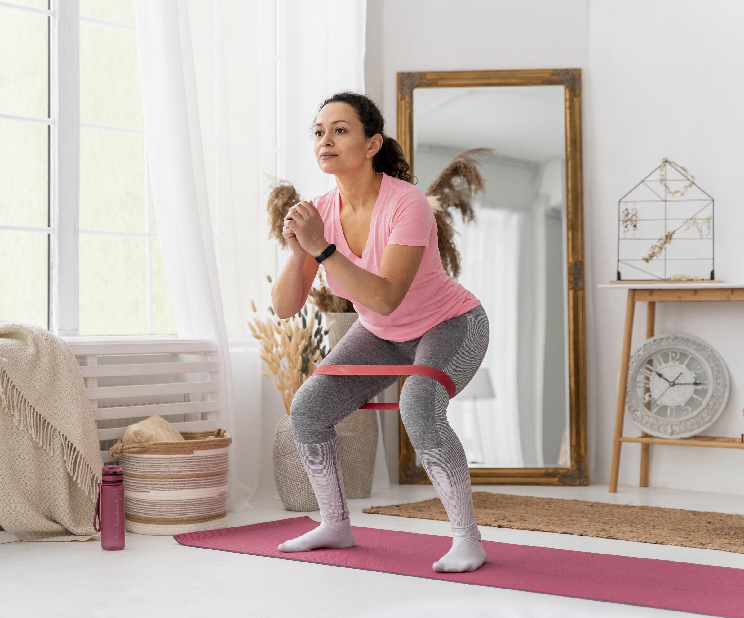 Vježbe za noge s elastikom