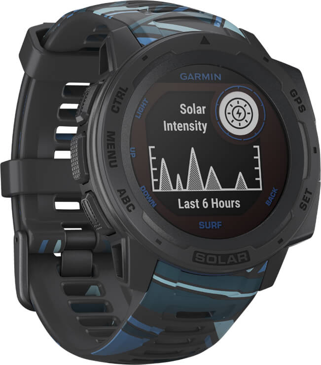 Sportski pametni sat za plivanje Garmin Instinct Solar Surf Edition