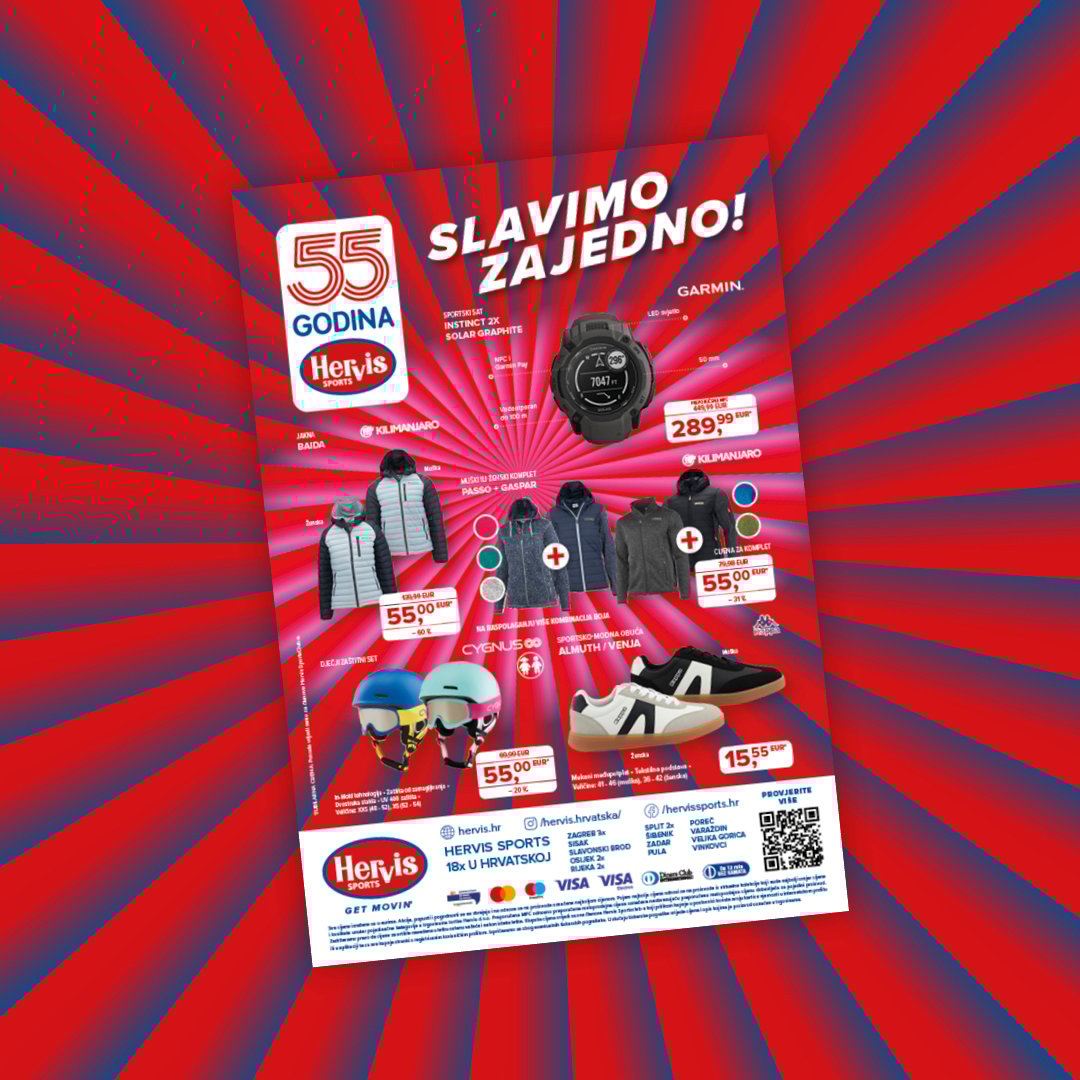 Zadnja strana Hervis letka