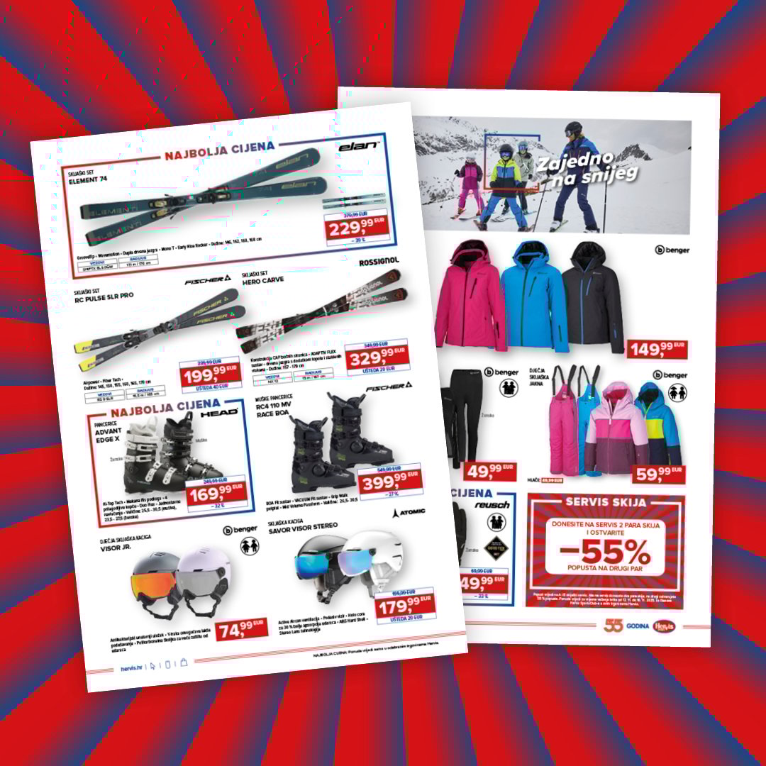Ponuda snižene zimske opreme u letku